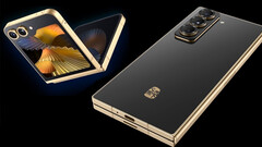 Samsung Galaxy W25 Flip e W25 Fold terão detalhes em dourado como seus antecessores (Fonte da imagem: Evan Blass on X - editado)