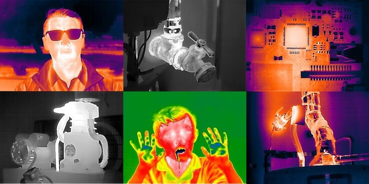 As câmeras nano térmicas podem ver o calor emitido por objetos, pessoas e animais de estimação como luz infravermelha. (Fonte da imagem: Seek Thermal)