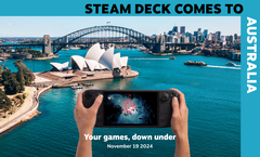 A Valve começou a vender o Steam Deck na Austrália (fonte da imagem: Valve)