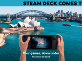 A Valve começou a vender o Steam Deck na Austrália (fonte da imagem: Valve)