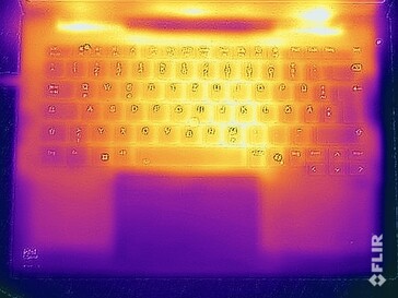 Teste de estresse de temperatura da superfície (parte superior)