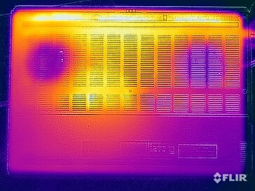 Teste de estresse de temperatura da superfície (parte inferior)