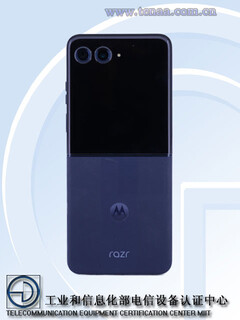 O Motorola Razr+ 2024 pode ter uma nova cor azul escura...