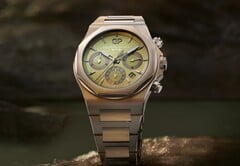 O Girard-Perregaux Laureato Chronograph Aston Martin Edition é alimentado por um calibre GP03300 (Fonte da imagem: Girard-Perregaux)