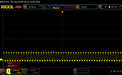 4/10 de brilho: 240 Hz PWM