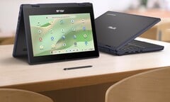 A linha Asus CR Chromebook estará disponível com variantes conversíveis. (Fonte da imagem: Asus)