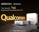 A série Geekom QS será o primeiro mini PC de consumo a contar com o SoC Snapdragon X Elite. (Fonte da imagem: Weibo)