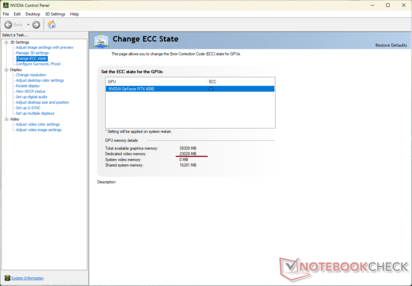 1.5 GB de VRAM são alocados para ECC