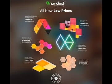 Cortes de preços da Nanoleaf SmarterLife (Fonte da imagem: Nanoleaf)