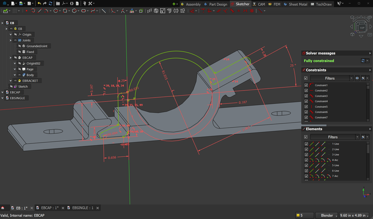 O AstoCAD dá ao FreeCAD uma revisão visual e de usabilidade com o objetivo de facilitar a vida do usuário. (Fonte da imagem: AstoCAD)