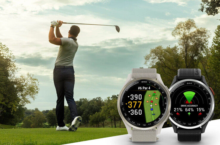 Os smartwatches de golfe com GPS Garmin Approach S44 e Approach S50. (Fonte da imagem: Garmin)