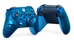 O controle sem fio do Xbox - Sky Ciper Special Edition, tem uma parte superior transparente (Fonte da imagem: Xbox)