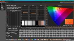 ColorChecker após a calibração