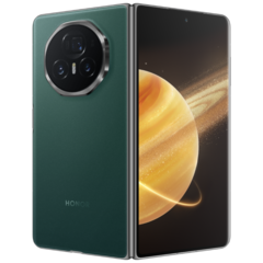 O Honor Magic V3 vem em quatro cores, incluindo Tundra Green (Fonte da imagem: Honor)