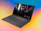 A Gigabyte Aorus 17H tem uma placa de laptop RTX 4080 de 175 W. (Fonte da imagem: Gigabyte, Sean Sinclair, editado)