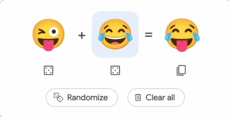 O Emoji Kitchen permitirá que os usuários combinem emojis para criar novos. (Fonte: Google)