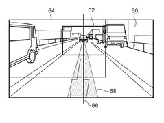 A ativação dos piscas mudará a visão de diretamente atrás para um dos pontos cegos de um dos lados (Fonte da imagem: Suzuki)