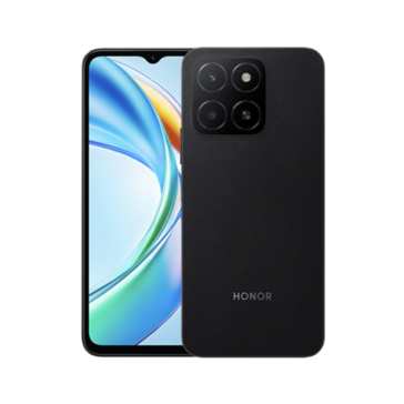 Honor X5b Plus na cor Flowing Black (Fonte da imagem - Honor)