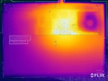 Teste de estresse de temperatura da superfície (parte inferior)