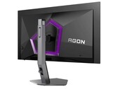 O AOC AG276QKD tem iluminação RGB personalizável na parte traseira, o que contribui para a estética "gamer". (Fonte da imagem: AOC)