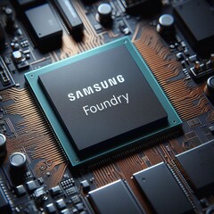 A Samsung Foundry finalmente recebeu alguns novos pedidos para seu nó de 4 nm (imagem gerada por DALL-E)