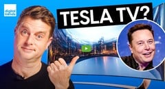 Uma TV Tesla (Fonte da imagem: Digital Trends)