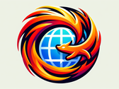 Logotipo artístico do navegador Firefox (Fonte: imagem gerada por DALL-E 3)