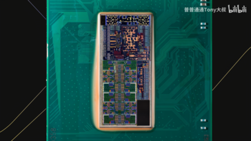 Intel Core Ultra 9 285K: Foto da matriz (Fonte da imagem: Tony Yu on Bilibili)