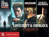 Banner do Humble Bundle da Frogwares Lovecraft e Sherlock Classics (Fonte da imagem: Humble Bundle com edições)
