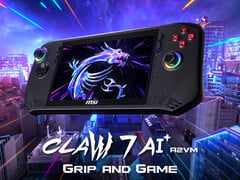 O MSI Claw 7 AI+ Plus deve representar uma atualização decente em relação ao MSI Claw existente. (Fonte da imagem: MSI)