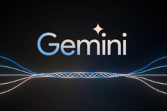 A animação pop-up do Gemini Assistant tem um tom roxo-azulado, enquanto o Siri do Apple tem uma animação mais multicolorida. O design do Google ainda pode ser diferente no lançamento. (Fonte da imagem: Google)