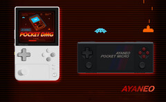 A AYANEO baseou o Pocket Micro e o Pocket DMG em plataformas de chipset muito diferentes. (Fonte da imagem: AYANEO - editado)