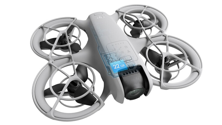 22 GB de armazenamento interno (fonte: DJI)