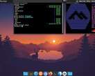 Área de trabalho KDE do Alpine Linux (Fonte da imagem: /u/grigio no Reddit)