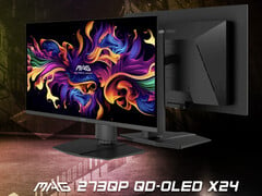 O MAG 273QP X24 pode acabar sendo o monitor para jogos QD-OLED de 27 polegadas mais barato da MSI. (Fonte da imagem: MSI)