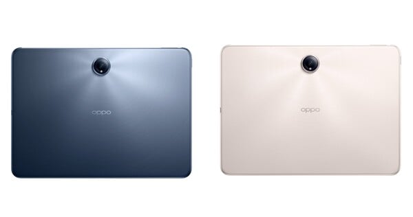 O Oppo Pad 3 Pro estará disponível nas cores azul e dourado. (Fonte da imagem: Oppo)