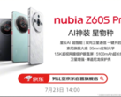 O Nubia Z60S Pro provavelmente terá uma bateria de 5100 mAh e recursos de IA, conforme a imagem promocional. (Fonte: ITHome)