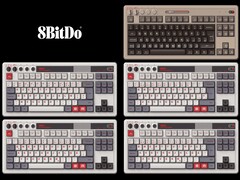 layouts europeus do teclado mecânico 8BitDo Retro (Fonte da imagem: Game Outlet Europe)