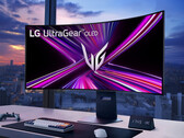 O UltraGear OLED 45GX950A tem uma curvatura de 800R. (Fonte da imagem: LG)