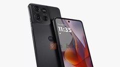 O Moto G75 terá uma tela plana, uma moldura plana e uma parte traseira plana. (Fonte da imagem: 91Mobiles)