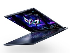 O Acer Predator Helios Neo 16S AI foi anunciado na CES 2025 com a GPU de laptop RTX 5070 Ti. (Fonte da imagem: Acer)