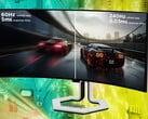 O monitor para jogos Legion Pro 34WD-10 parece contar com um painel WOLED da LG Display. (Fonte da imagem: Lenovo - editado)