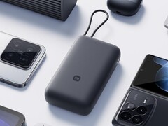 O Xiaomi Power Bank 20000 22.5W tem um cabo embutido. (Fonte da imagem: Xiaomi)