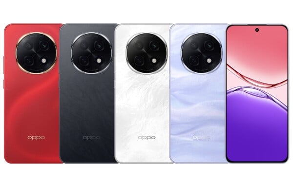 O Oppo A5 Pro está disponível em quatro cores. (Fonte da imagem: Oppo)