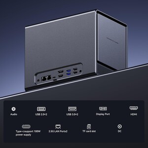 O WTR Pro também pode ser usado como um mini PC comum (Fonte da imagem: Aoostar)