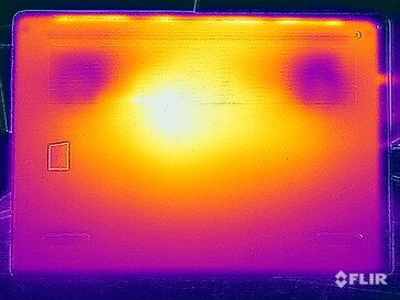 Teste de estresse de temperatura da superfície (parte inferior)