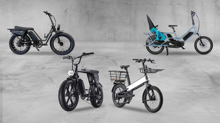 A Acer revelou várias novas bicicletas elétricas na EUROBIKE 2024, incluindo a ebii elite (canto inferior direito). (Fonte da imagem: Acer)