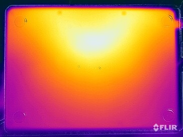 Teste de estresse de temperatura da superfície (parte inferior)