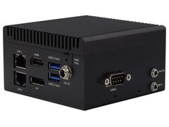 O novo mini PC UP Squared 7100 Edge tem uma seleção versátil de portas (Fonte da imagem: Aaeon)