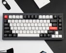 O Keychron Q1 HE preto e branco já está disponível na Best Buy. (Fonte da imagem: Keychron)